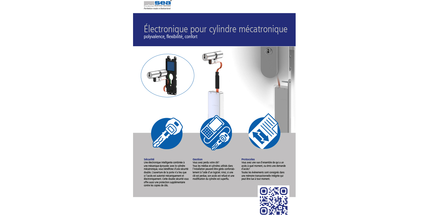 Flyer Elektronik zu Mechatronischer Zylinder