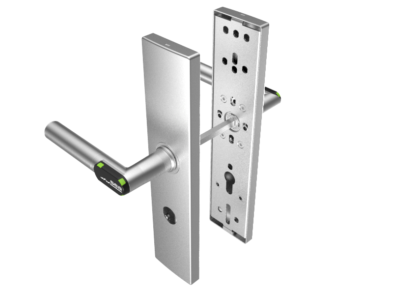 68.011.1O.60.00.00.NU - Drückerleser Doppelelektronik rechts