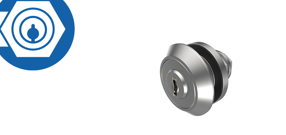 Verschluss-Zylinder, M23, Glas, 1x90°