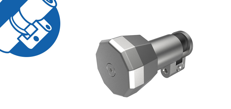 Drehknopf-Halbzylinder RZ