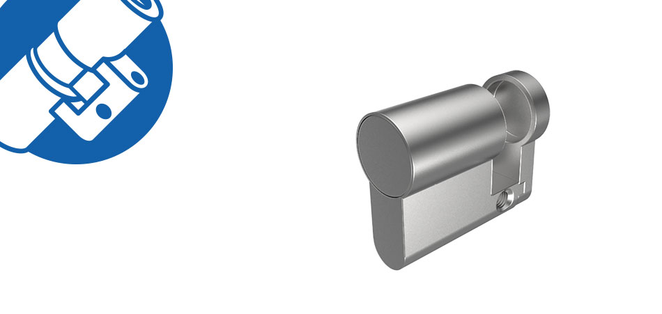 Halbzylinder PZ blind