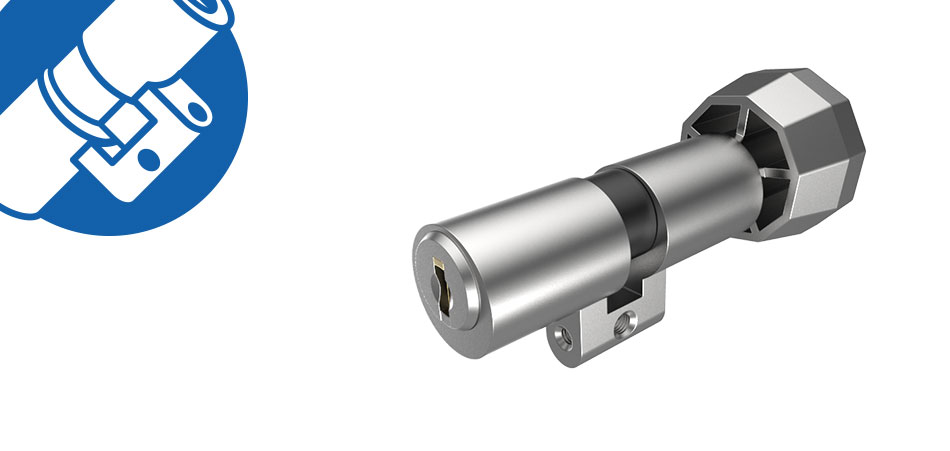 Cylindre à bouton, ronde RZ