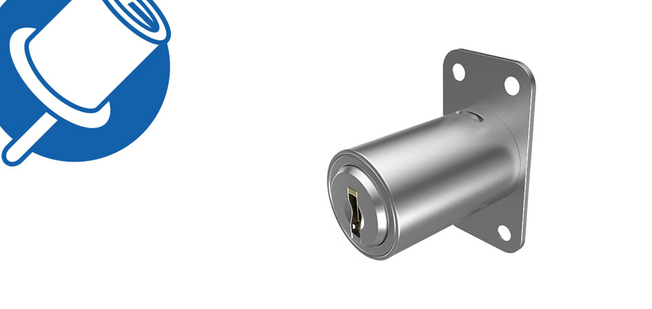 Druckzylinder Ø22, Hub=10mm 2x (1x45°)