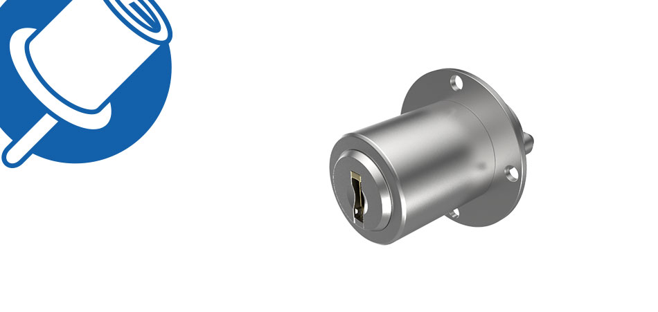 Cylindre de verrouillage central avec plaque