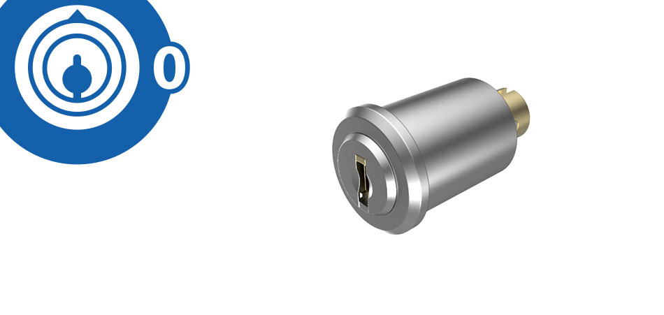 Schalterzylinder, Ø22, mit Mitnehmer