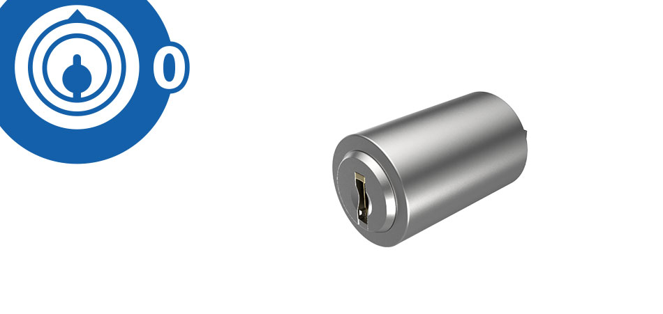 Schalterzylinder, Ø22, mit Triebarm