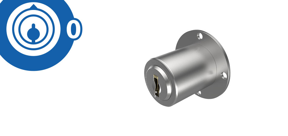 Schalterzyl. L=25/35, Ø22, mit Triebarm und Platte
